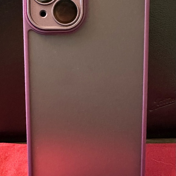 I phone 15 plus silicone phone case in purple - Picture 2 of 4